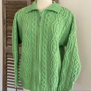 Aran Crafts Cozy Zip Cardigan